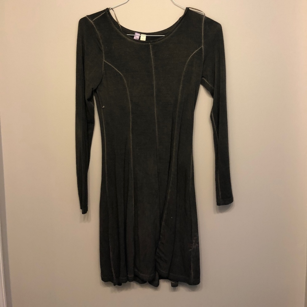 forest green dress